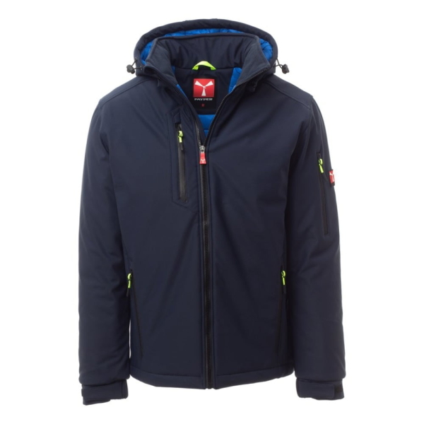 Jacheta softshell de iarna barbati din 78% naylon + 22% elastan, 320 g/m2