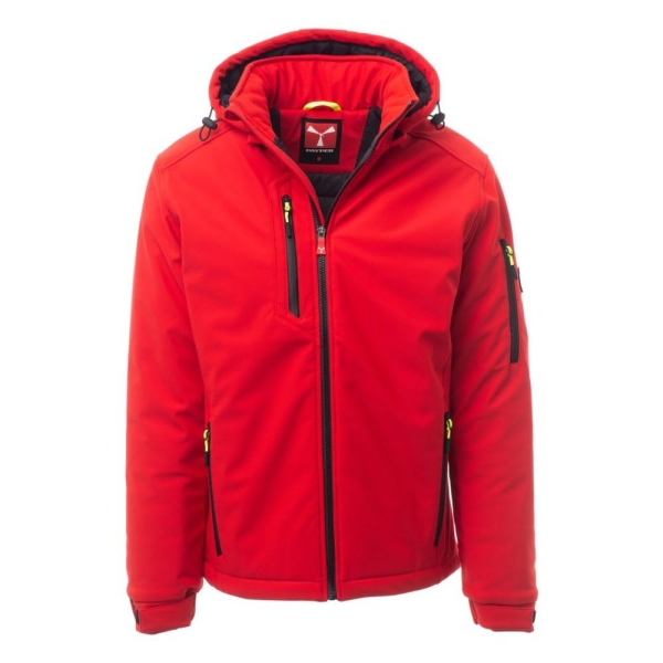 Jacheta softshell de iarna barbati din 78% naylon + 22% elastan, 320 g/m2