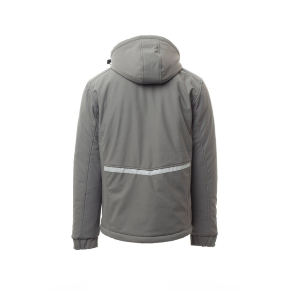 Jacheta softshell de iarna barbati din 78% naylon + 22% elastan, 320 g/m2