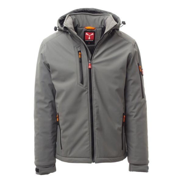 Jacheta softshell de iarna barbati din 78% naylon + 22% elastan, 320 g/m2