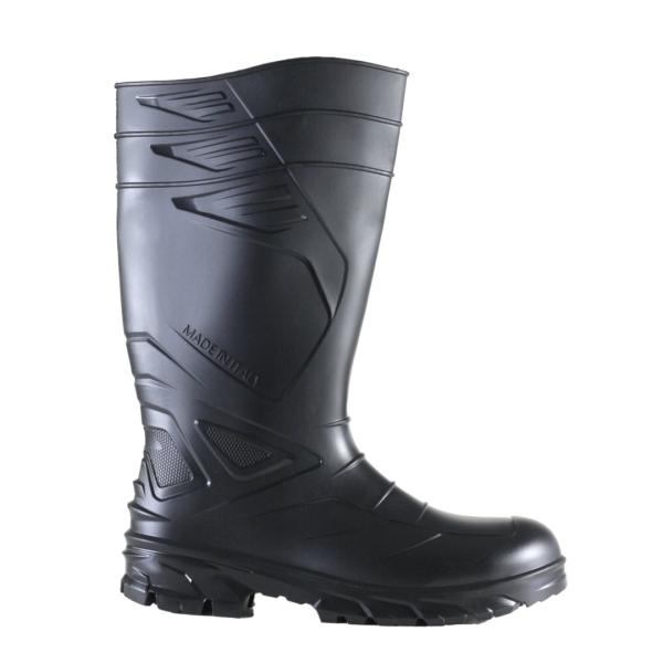 Cizma Exena PVC Devil black S5 SRC, Poliester, Injectata, Slip-on, Da