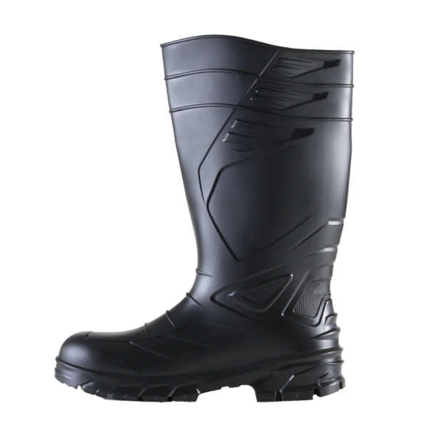 Cizma Exena PVC Devil black S5 SRC, Poliester, Injectata, Slip-on, Da