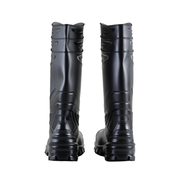 Cizma Exena PVC Devil black S5 SRC, Poliester, Injectata, Slip-on, Da