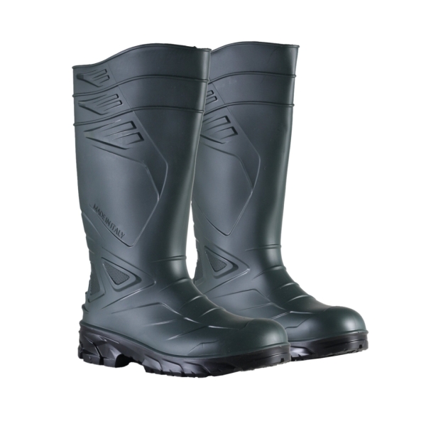 Cizma Exena PVC Devil green S5 SRC Poliester Injectata Slip-on Da