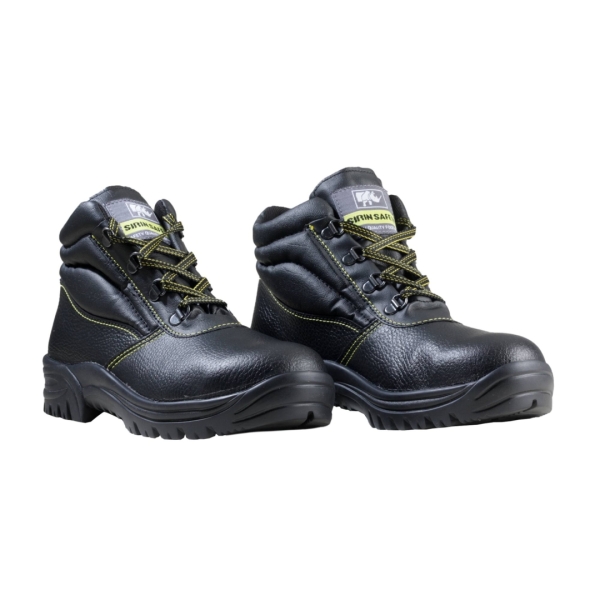 Bocanci Sirin Duras S3 HRO SRC -  material rezistent la abraziune, aerisire piciorului, talpa lipita din cauciuc nitrilic, tip burduf dublata cu material spongios, insiretare prin perforatii consolidate cu capse metalice