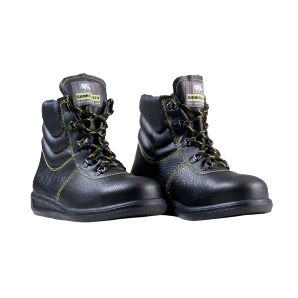 Bocanci Sirin Durazis S2 HI HRO SRC -  material rezistent la abraziune, asigură aerisirea piciorului, lipită din cauciuc nitrilic, tip burduf, dublată cu material spongios, înșiretare prin perforații consolidate cu capse metalice