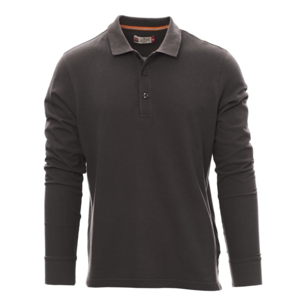 Tricou polo cu maneca lunga Payper Florence Barbati, 100% Bumbac pique, Primavara-Toamna, 210 g/m2