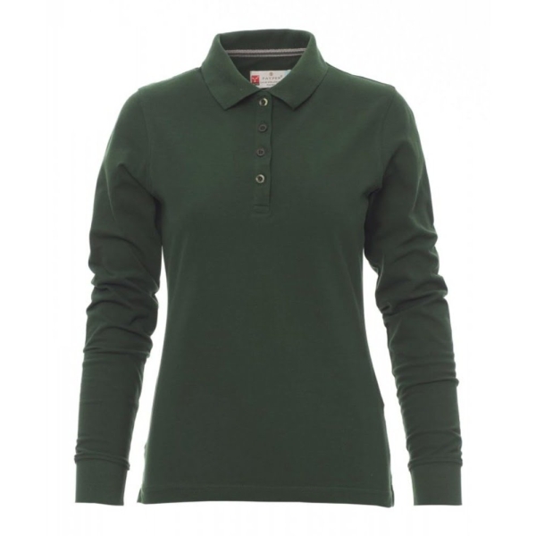 Tricou polo cu maneca lunga Payper Florence Lady, Femei, 100% Bumbac pique, Primavara-Toamna, 210 g/m2