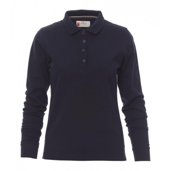 Tricou polo cu maneca lunga Payper Florence Lady, Femei, 100% Bumbac pique, Primavara-Toamna, 210 g/m2