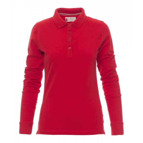 Tricou polo cu maneca lunga Payper Florence Lady, Femei, 100% Bumbac pique, Primavara-Toamna, 210 g/m2
