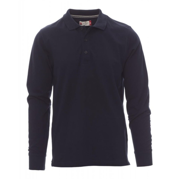 Tricou polo cu maneca lunga Payper Florence Barbati, 100% Bumbac pique, Primavara-Toamna, 210 g/m2