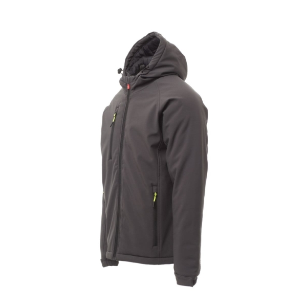 Jacheta softshell de iarna pentru Barbati din 95% polyester + 5% elastan, 320 g/m2