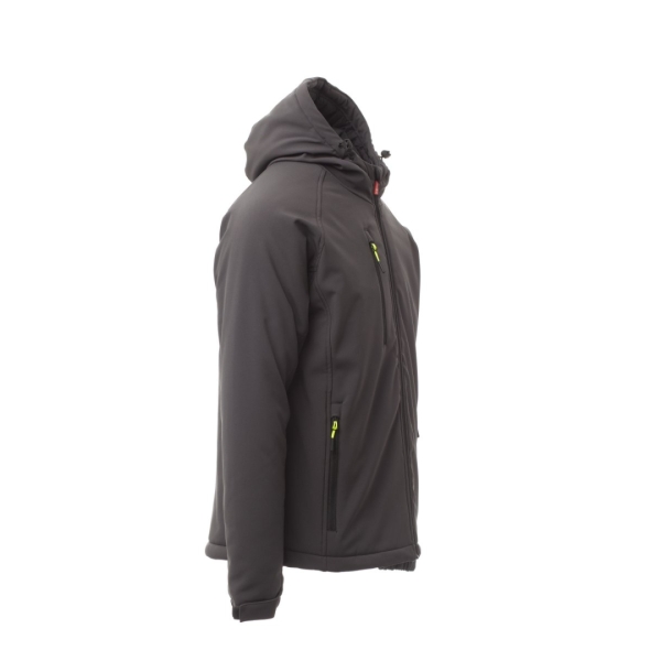 Jacheta softshell de iarna pentru Barbati din 95% polyester + 5% elastan, 320 g/m2