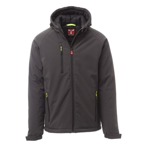Jacheta softshell de iarna pentru Barbati din 95% polyester + 5% elastan, 320 g/m2