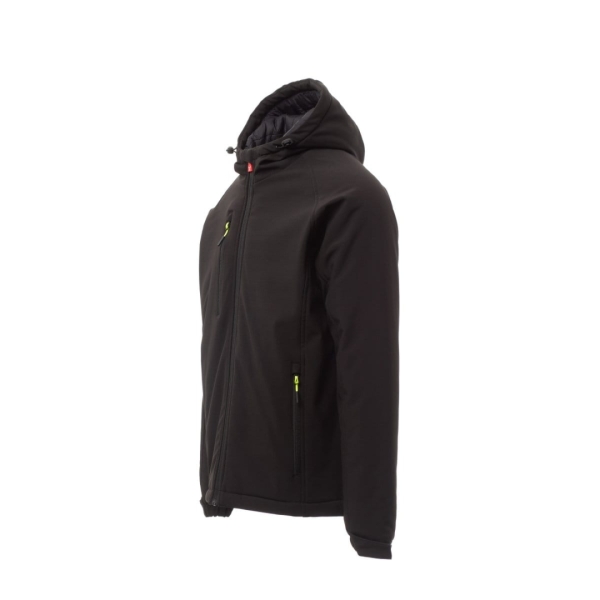 Jacheta softshell de iarna pentru Barbati din 95% polyester + 5% elastan, 320 g/m2