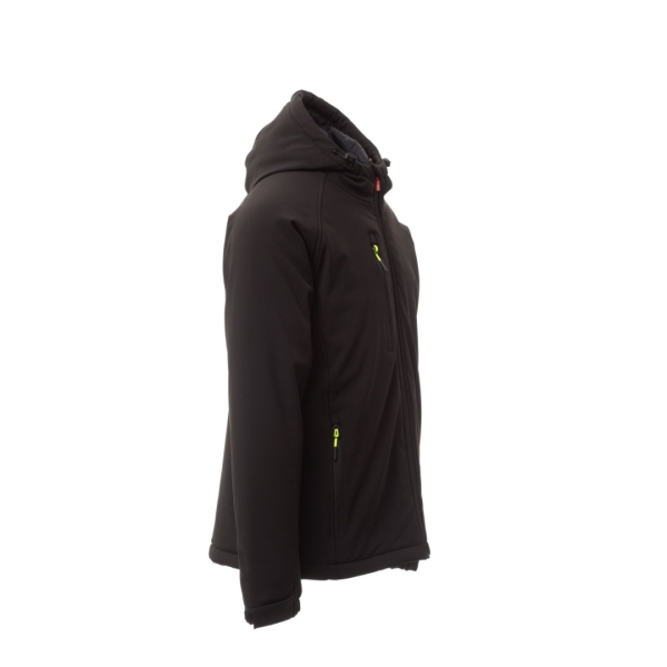 Jacheta softshell de iarna pentru Barbati din 95% polyester + 5% elastan, 320 g/m2