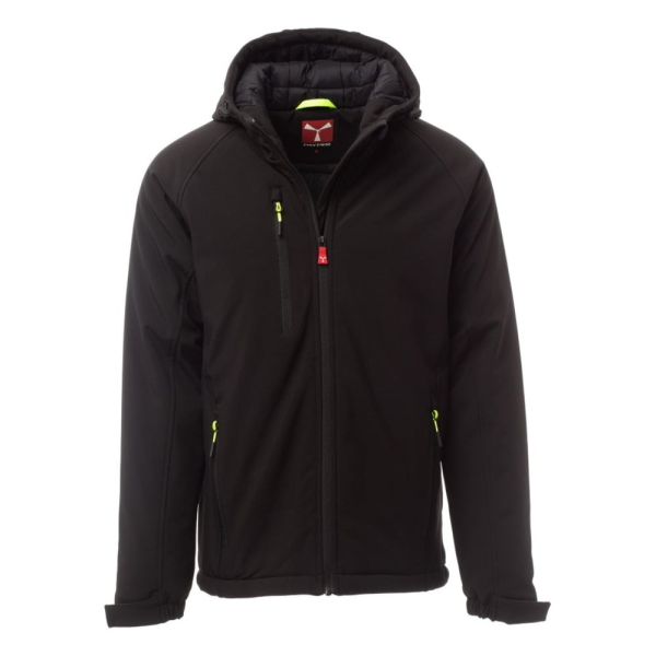 Jacheta softshell de iarna pentru Barbati din 95% polyester + 5% elastan, 320 g/m2
