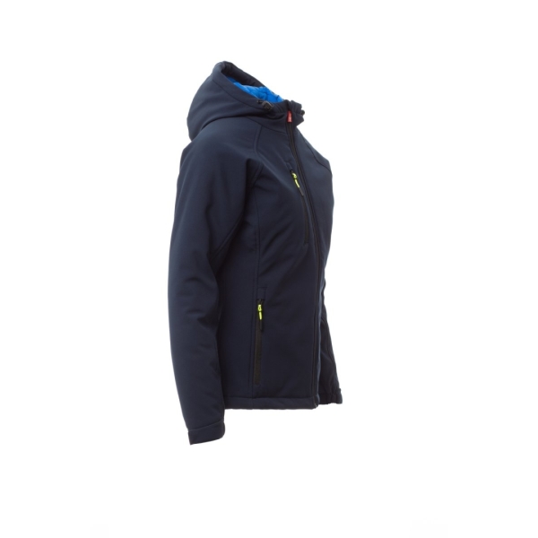 Jacheta softshell de iarna pentru Femei din Soft Shell 95% polyester + 5% elastan, 320 g/m2