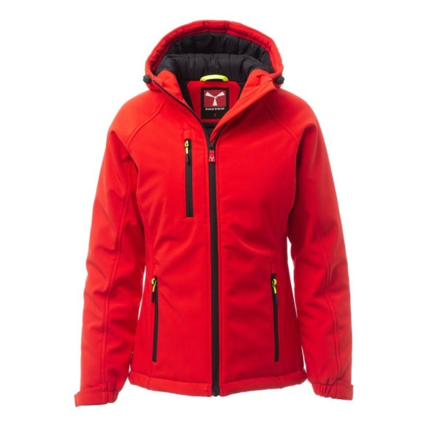 Jacheta softshell de iarna pentru Femei din Soft Shell 95% polyester + 5% elastan, 320 g/m2