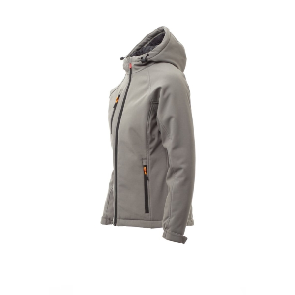 Jacheta softshell de iarna pentru Femei din Soft Shell 95% polyester + 5% elastan, 320 g/m2