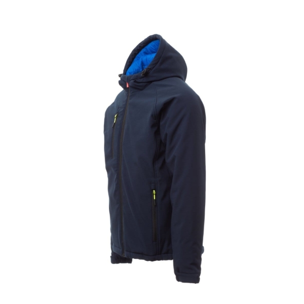 Jacheta softshell de iarna pentru Barbati din 95% polyester + 5% elastan, 320 g/m2
