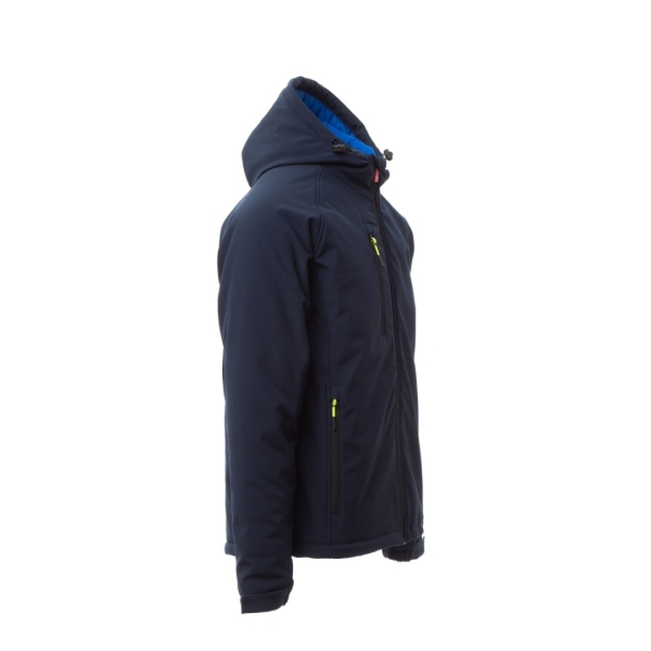 Jacheta softshell de iarna pentru Barbati din 95% polyester + 5% elastan, 320 g/m2