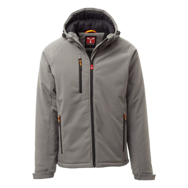 Jacheta softshell de iarna pentru Barbati din 95% polyester + 5% elastan, 320 g/m2