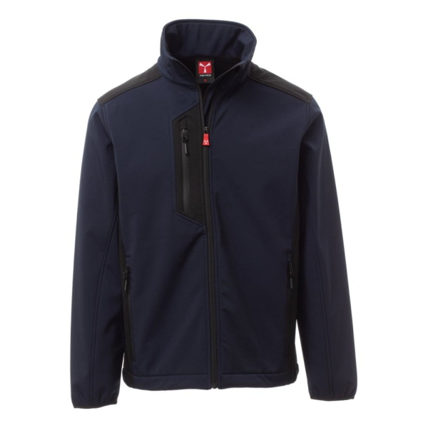 Jacheta softshell Payper Galway Barbati, 95% polyester + 5% Elastan, Toamna-Iarna, 320 g/m2