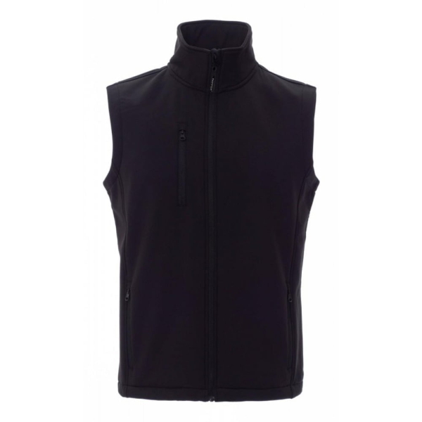 Vesta softshell Payper Glasgow pentru Barbati, din Soft Shell 100% polyester, Primavara-Toamna, 320 g/m2