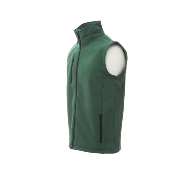 Vesta softshell Payper Glasgow pentru Barbati, din Soft Shell 100% polyester, Primavara-Toamna, 320 g/m2