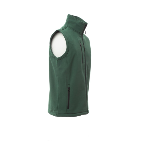 Vesta softshell Payper Glasgow pentru Barbati, din Soft Shell 100% polyester, Primavara-Toamna, 320 g/m2