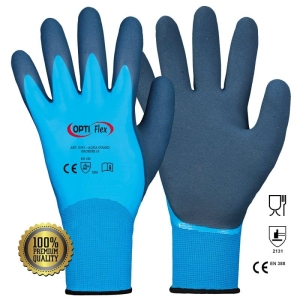 Manusi Aquaguard din nylon imersate in latex Rhino Safety