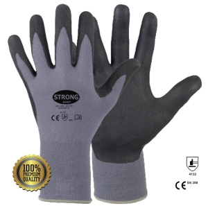 Manusi Batan din nylon imersate in nitril Rhino Safety