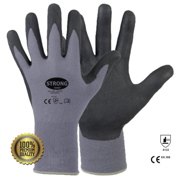 Manusi Batan din nylon imersate in nitril Rhino Safety