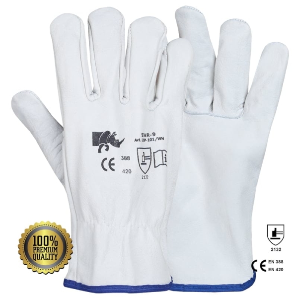 Manusi Star piele integrala de bovina Rhino Safety