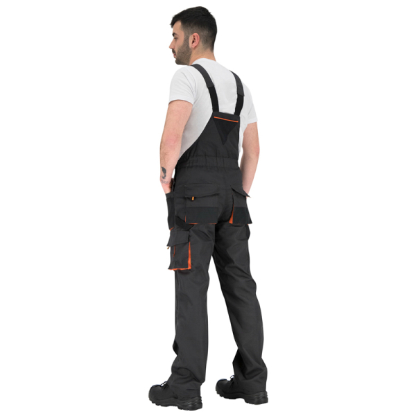 Pantaloni cu pieptar Atlas 65% polyester + 35% Bumbac 240 g/m2 Rhino Safety