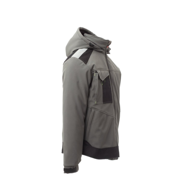 Jacheta softshell de iarna Payper Performer Pad Barbati, 95% polyester + 5% elastan, 330 g/m2