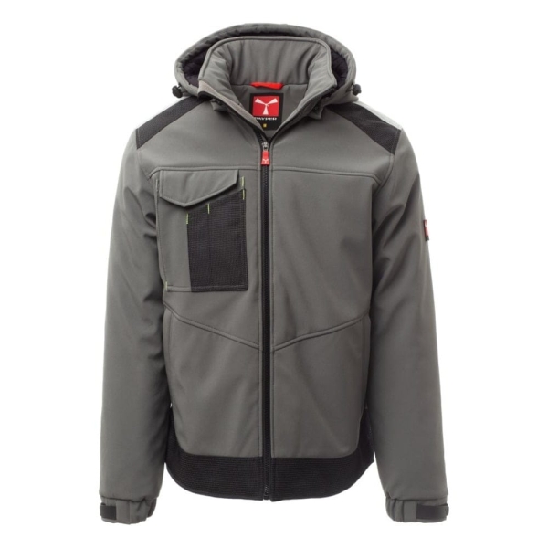 Jacheta softshell de iarna Payper Performer Pad Barbati, 95% polyester + 5% elastan, 330 g/m2