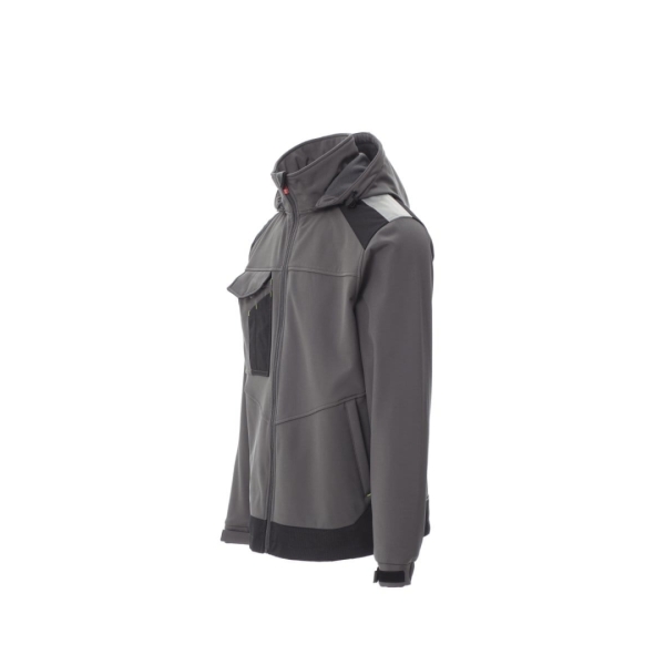 Jacheta softshell Payper Performer 2.0 Barbati, 93% polyester + 7% elastan, Toamna-Iarna, 330 g/m2