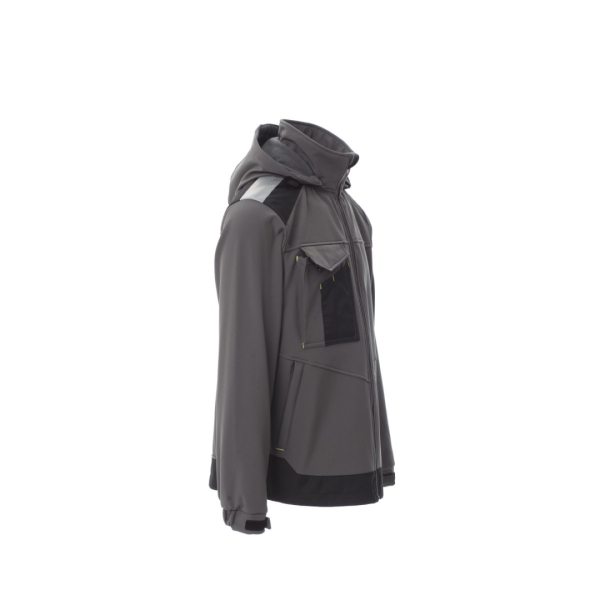 Jacheta softshell Payper Performer 2.0 Barbati, 93% polyester + 7% elastan, Toamna-Iarna, 330 g/m2