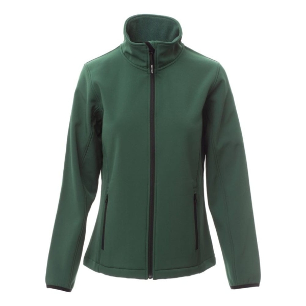 Jacheta softshell Payper Perth Lady Femei, 100% polyester Soft shell mecanic stretch, Toamna-Iarna, 280 g/m2