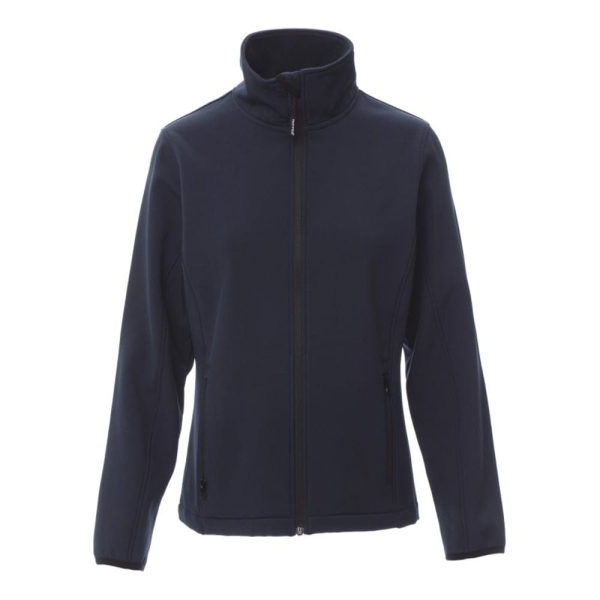 Jacheta softshell Payper Perth Lady Femei, 100% polyester Soft shell mecanic stretch, Toamna-Iarna, 280 g/m2
