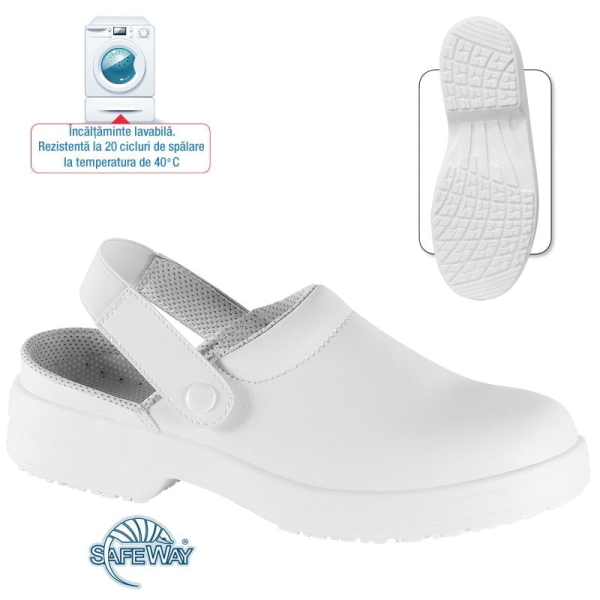 Saboti Safeway A701 Begonia - material rezistent la abraziune, Air-dry, PU 1D, Antiderapant