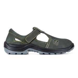 Sandale Exena Bracciano S1P SRC, material rezistent la abraziune, C-dry, PU 2D, închidere cu barete scai Velcro