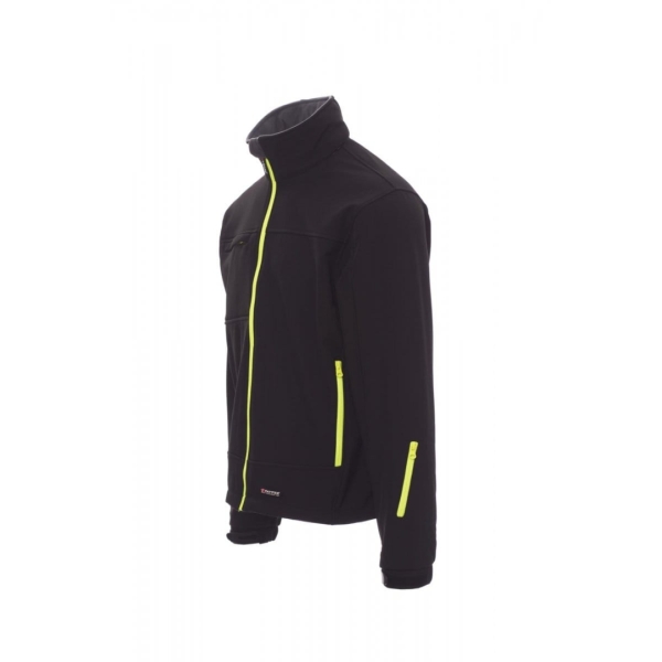 Men's Soft-Shell Polyester Elastane Jacket for Autumn-Winter, 330 g/m2 - Payper Storm