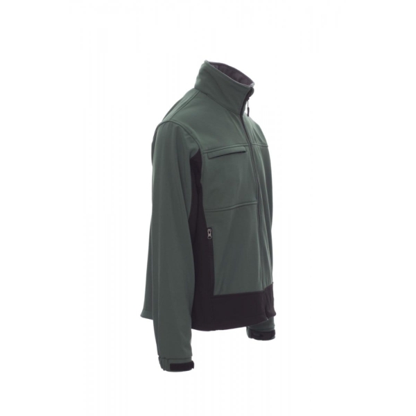 Men's Soft-Shell Polyester Elastane Jacket for Autumn-Winter, 330 g/m2 - Payper Storm