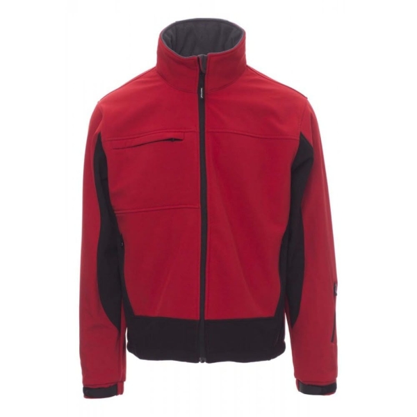 Men's Soft-Shell Polyester Elastane Jacket for Autumn-Winter, 330 g/m2 - Payper Storm