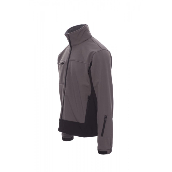 Men's Soft-Shell Polyester Elastane Jacket for Autumn-Winter, 330 g/m2 - Payper Storm