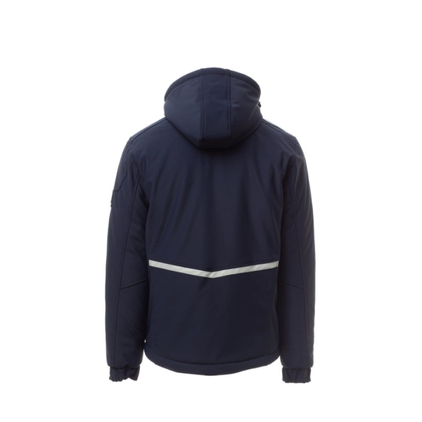 Jacheta softshell de iarna Payper Stream Pad pentru Barbati, 100% Soft-Shell 78% nylon + 22% elastane, 330 g/m2