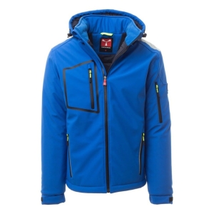 Jacheta softshell de iarna Payper Stream Pad pentru Barbati, 100% Soft-Shell 78% nylon + 22% elastane, 330 g/m2